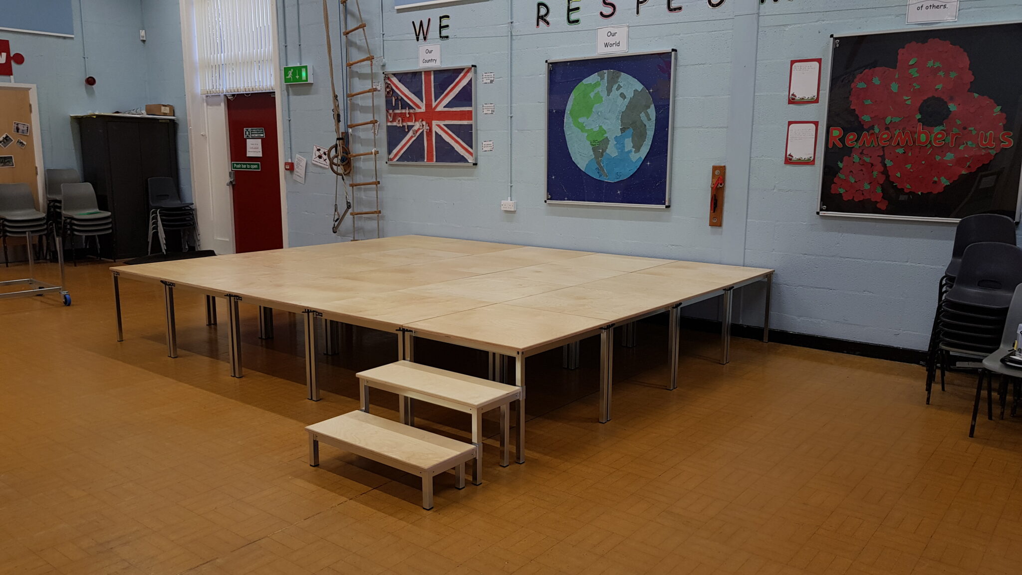 Stages for Schools - Portable Staging | Modular Stages | Unistage Ltd